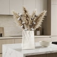 thumbnail image 5 of Unique Bargains Modern Ceramic Inch Matte Flower Ribbed Vase White 5.0" x 2.8" x 6.7", 5 of 5