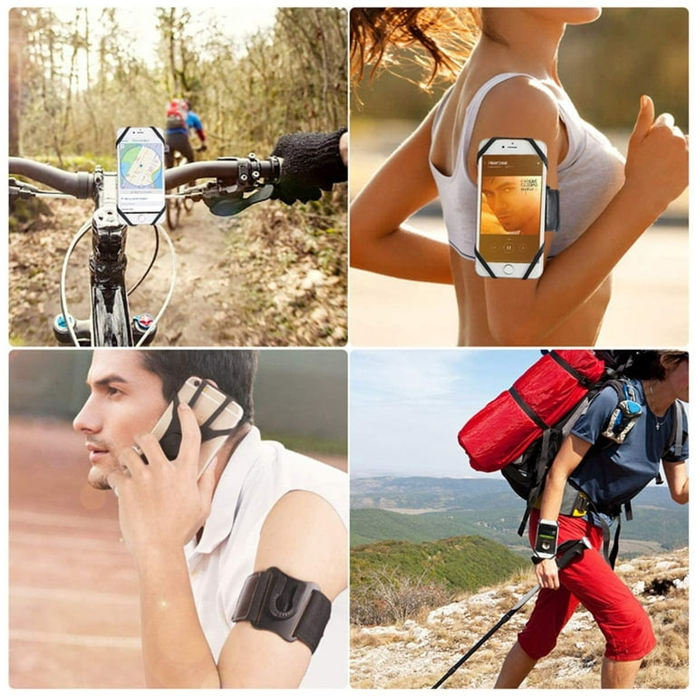 360° Rotatable Phone Armband, Adjustable for Workout, Compatible
