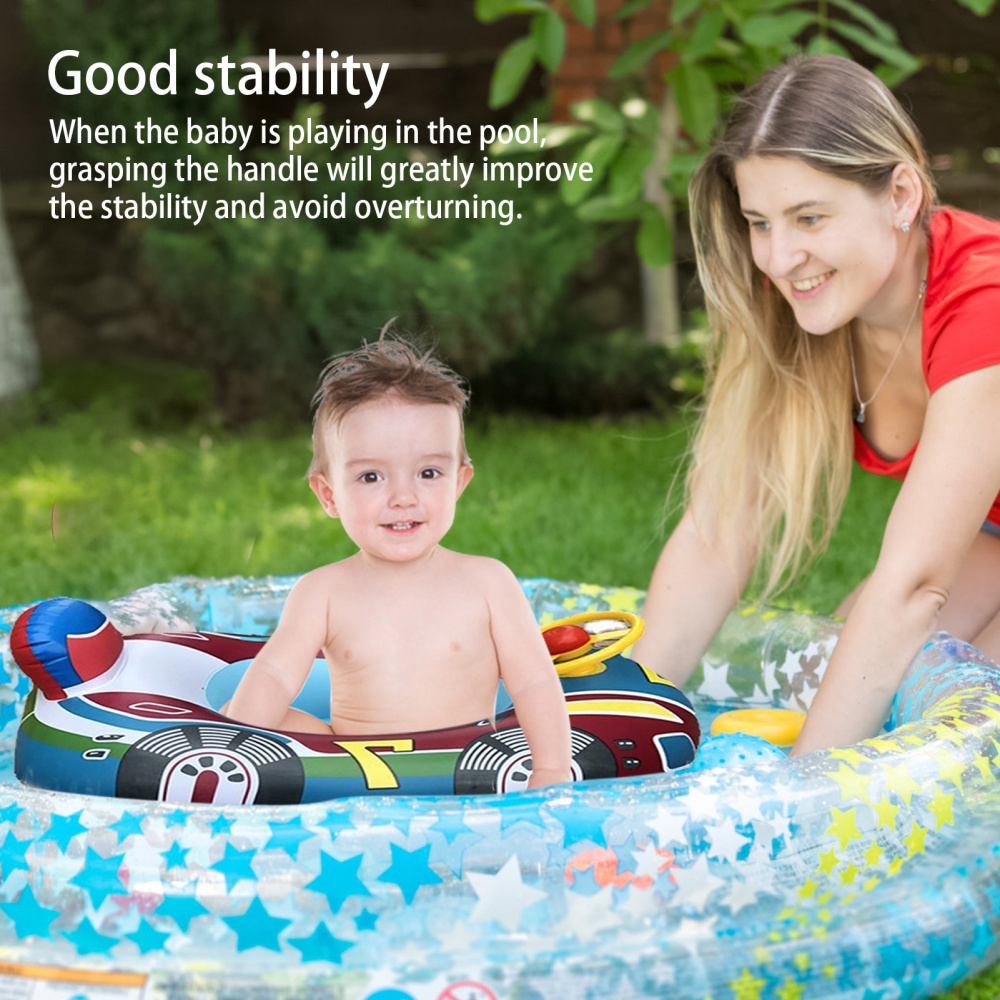 HRSR Inflatable Babies Pool Float Automobile Babies Swimming Floats