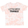 thumbnail image 3 of Inktastic Little Miss Trouble Girls Toddler T-Shirt, 3 of 5