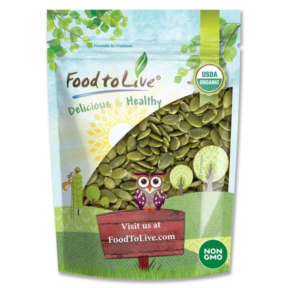 Organic Raw Pepitas (Pumpkin Seeds), 12 Ounces - Non-GMO, Raw, Kosher, Vegan – by Food to Live