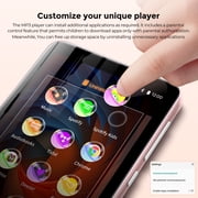 160GB MP3 Player with Bluetooth, S4 WiFi Music Player with Spotify, Spotify Kids, Audible, 4 Android MP4 MP3 Player for Kids (Pink_White)