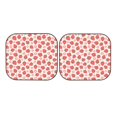 thumbnail image 7 of Balery 2 Piece Strawberry Flower Car Windshield Sun Shade|Foldable Front Windshield Shade for Car Front Window for Most Sedans SUV Truck-Small, 7 of 7