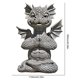 thumbnail image 2 of Estatua Dragón Jardín Figura Dragón Resina para Primavera (poner Las Manos Juntas), 2 of 9