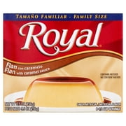 Royal Flan with Caramel Sauce Mix, Family Size, 5.5 oz Cardboard Box
