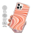 thumbnail image 2 of Peachy Swirl Case Compatible with iPhone 12 Pro Max,Unique Art Design TPU Shock-proof Full Cover, 2 of 5