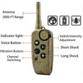 thumbnail image 4 of Electric Shock Collar - Dog Training Collar with Remote 2000ft, Waterproof Dog Shock Collar for Medium Large Dogs with Strong Vibration&Beep, Rechargeable E Collar with 1 Collar Straps, 4 of 5