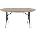 thumbnail image 2 of Home Square Metal and Plastic Folding Table in Mocha Granite Finish - Set of 8, 2 of 4