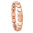 thumbnail image 1 of Elegante brazalete de material acero inoxidable hecho de oro and rosa, brazalete 8.66 "/ 7.48" 21.5cm Yinane Pulsera de acero inoxidable, 1 of 8