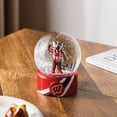 thumbnail image 2 of Wisconsin Badgers 100mm Mascot Glass Water Globe, 2 of 2