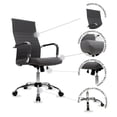 thumbnail image 4 of Silla de Oficina Ejecutiva Ajustable A05 Premium Cromada Gris Mundo In Oficinas, 4 of 8