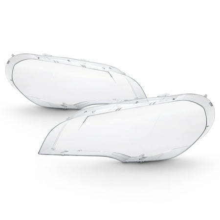 Bmw 540i Headlight Replacement - Clear Headlight Headlamp Lens Replacement For 2007-2012 BMW E70 X5 xDrive M