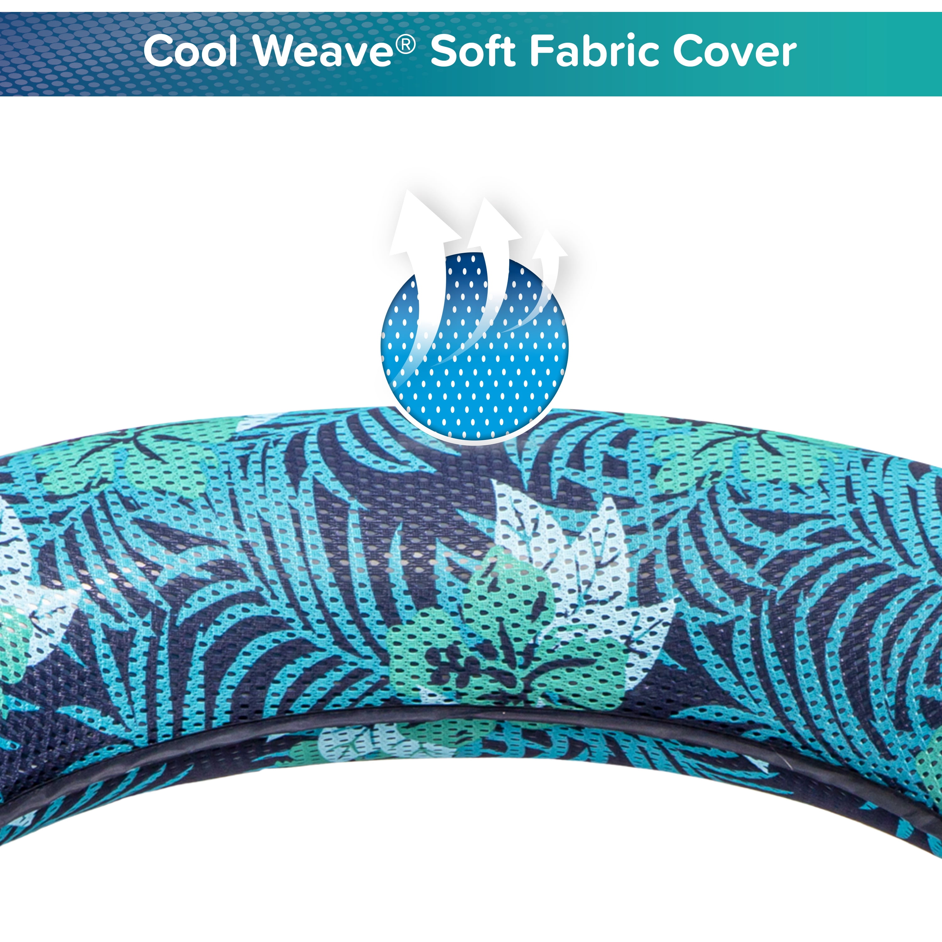 (2 pack) Aqua-Leisure Luxury Noodle Pool Chair, with Soft Cool Weave Mesh Fabric