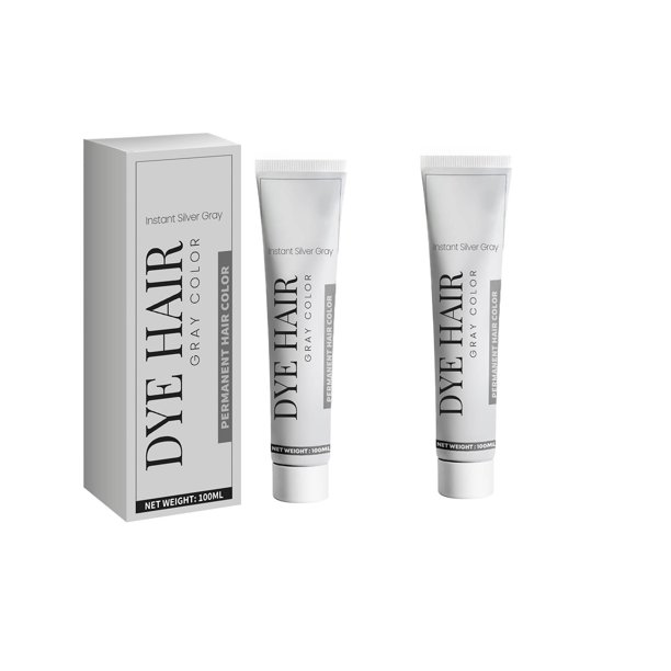 Crema para el cabello gris súper gris unisex para uso diario, 100 ml.