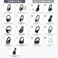 thumbnail image 2 of Almohadillas Aurivor de repuesto para auriculares Bose QuietComfort, 2 of 8