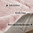 thumbnail image 3 of Goolela Fluffy Fur Rug Round Rug 3ft Circle Rug Pink Fuzzy Furry Plush Faux Rabbit Fur Rug Plush Shag Rug for Living Room Bedroom Nursery, 3 of 8