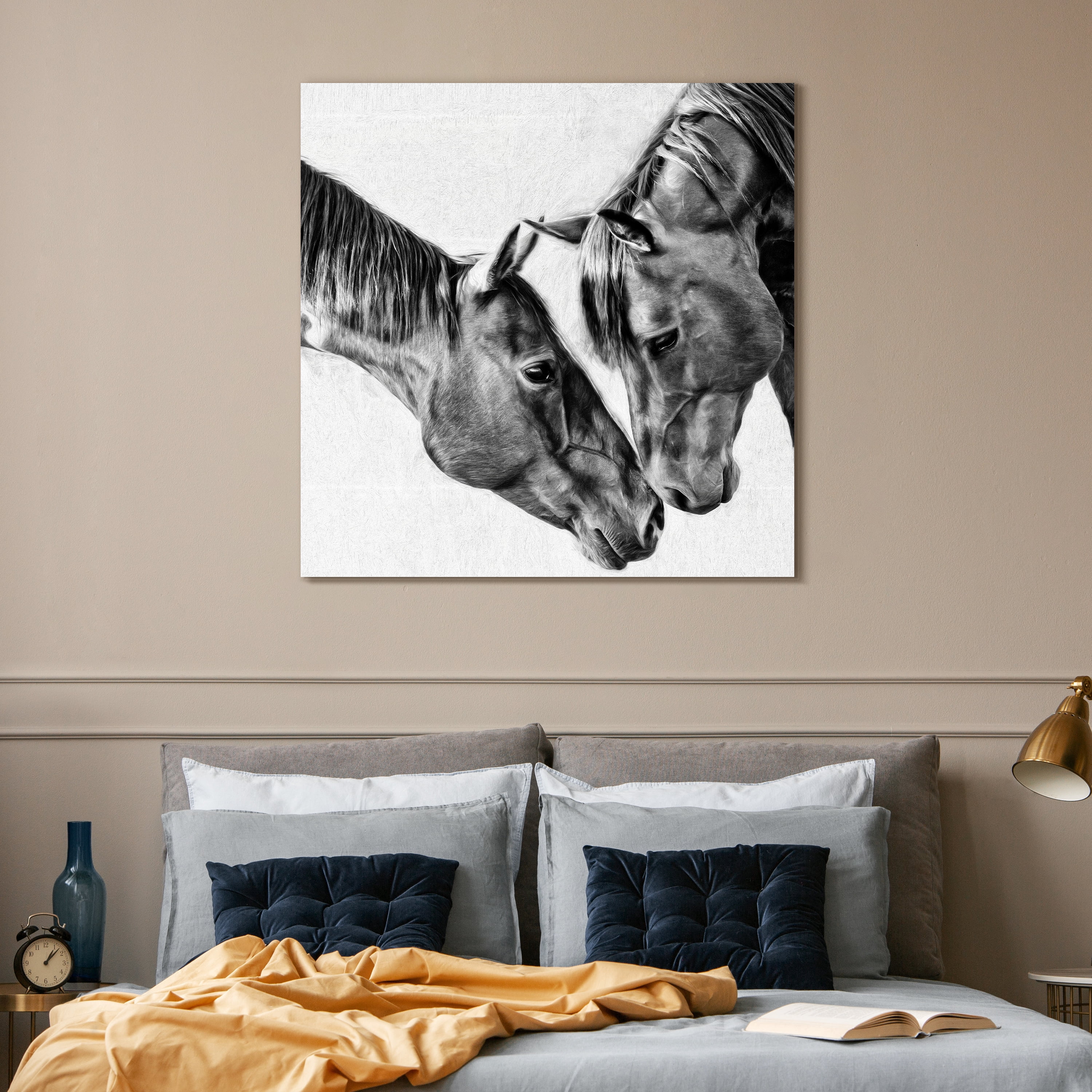 Kindred Colts Frameless Free Floating Tempered Glass Panel Graphic Wall Art , 38" x 38"