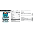 thumbnail image 3 of Source Naturals Essential Enzymes 500mg, Bio-Aligned Multiple Enzyme Supplement Herbal Defense for Digestion, Gas, Constipation & Bloating Relief - Digestive Aid* - 360 Capsules, 360 Servings, 3 of 8