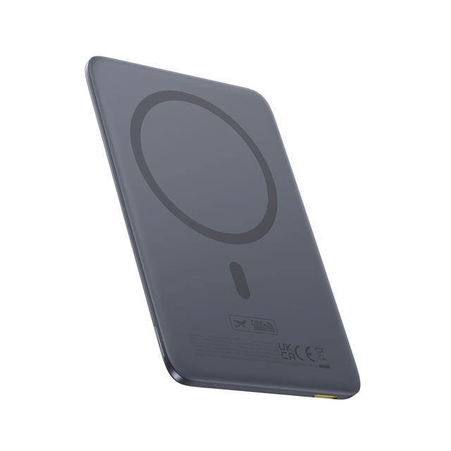 OS-Baseus PicoGo AM41 Ultra-Slim Magnetic Power Bank 5000mAh 20W Cosmic Black (Includes Simple Braided Cable USB-C to USB-C 60W 30cm Black)