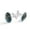 Color 4, variant on Men's Classic Stainless Steel, Cute Alpaca Rainbow Pattern Cufflinks Business Wedding Shirts, Silver