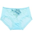 thumbnail image 1 of Gibobby Braguitas Slim Fit Bragas sexys ahuecadas, calzoncillos de cintura media de malla para mujer sin rastro de encaje bordado de para mujer(Aqua， L), 1 of 5