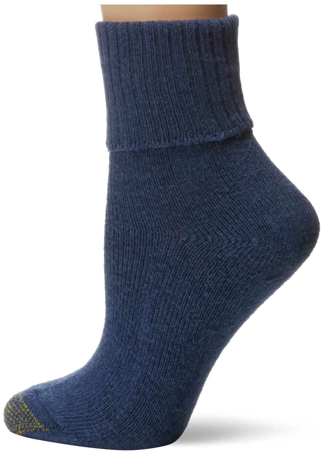 Gold Toe Women's Bermuda Socks, 3Pairs, Denim, Medium