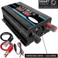 thumbnail image 3 of New 4000w 12v 220v/110v Led Ac Car Power Inverter Converter Charger Adapter Inversor Dual Usb Transformer Modified Sine Wave, 3 of 5