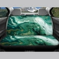 thumbnail image 4 of Jeiento Green Marble Print Car Seat Covers Full Set of 4 Car Front Rear Seat Covers Interior Auto Decoration High Bucket Seat Covers Back Seat Protector Car Accessory for SUV Truck Van, 4 of 7