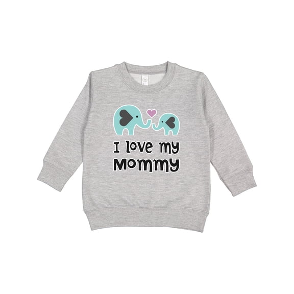 Inktastic I Love My Mommy Toddler Sweatshirt