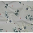 thumbnail image 4 of oneOone Organic Cotton Poplin Twill Fabric Dot|Floral & Stork Bird Print Fabric By Yard 42 Inch Wide, 4 of 4