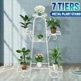 thumbnail image 2 of 7 Tier Plant Stand Rack Multiple Flower Pot Holder Shelf Indoor Outdoor Planter Display Shelving Unit for Patio Garden Corner Balcony Living Room, 2 of 10