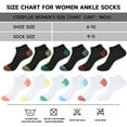 thumbnail image 6 of COOPLUS 30 Pairs Ankle Socks Bulk for Women Low Cut Breathable & Lightweight Fit Athletic Socks for Women Size 9-11, 6 of 9