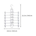 thumbnail image 6 of Pants Rack Hanger for Kids Hangers Clothes Trouser Portable Stand Jeans White Child Man, 6 of 7