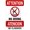 Warning Sign 3, variant on Attention No Diving Bilingual Pool - 8"x12" Pool Security Metal Sign, Home Business Outdoor Indoor Road Decor