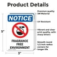 thumbnail image 2 of (2 Pack) Fragrance Free Environment Sign, 2 of 7