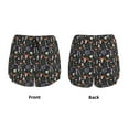 thumbnail image 4 of Disketp Mushroom Print Women's Shorts Workout Shorts for Athletic Gym Running Shorts with Phone Pockets X-Large, 4 of 8