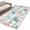 Green White, variant on Runner Rug 2'x6', Teal Red Coastal Washable Non-Slip Hallway Runner Rugs, Beach Nautical Sea Turtle Coral Starfish Bedside Rugs Floor Mats Carpet Runners for Kitchen Bathroom Laundry Room