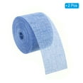 thumbnail image 3 of Uxcell 2" Wide 11 Yards Burlap Fabric Ribbon Wrapping Jute Crafts Roll for Party Wedding Decoration Light Blue 2 Pack, 3 of 6