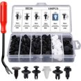 thumbnail image 1 of 100 Pieces Rivet Plastic Clips Universal Plastic Fender Clips Car Clips Bumper Fasteners Rivet Clips Replacement Kit Expansion Screw with Fastener Remover Tools, 1 of 1
