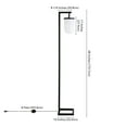 thumbnail image 7 of Evelyn&Zoe Shiloh 68" Tall Floor Lamp with Glass Shade, Blackened Bronze/White Milk, 7 of 7