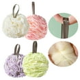 thumbnail image 4 of 2Pcs Bathing Flower Foaming Sponge Bubble Wisp for Body Soft Shower Mesh Ball, 4 of 4