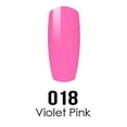 thumbnail image 2 of DND - DC Duo Soak off Gel & Matching nail polish - 018 Violet Pink, 2 of 2