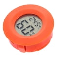 thumbnail image 2 of Shisuyan Reptile Box Thermometer Hygrometer Round Shaped Digital Temperature Humidity Meter for Indoor Bedroom Home (Red), 2 of 8