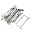 thumbnail image 1 of Unique Bargains Office Home Metal Organizer Binder Documents Clips Paper Fasteners 50 Sets, 1 of 1