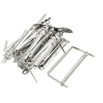 50 Sets 3.1 Hole Distance 2 Sheet Capacity Metal Paper Fasteners Fasteners