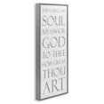 thumbnail image 3 of Stupell Industries Then Sings My Soul Religious Religious Painting Gray Framed Art Print Wall Art, 10 x 24, 3 of 9