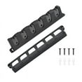 thumbnail image 4 of DYNWAVECA Fishing Rod Holder Wall Mounted Fishing Pole Holder Protective Space Saving Rod Stand Fishing Rod Rack for Clubs Hiking Poles Black Vertical, 4 of 10