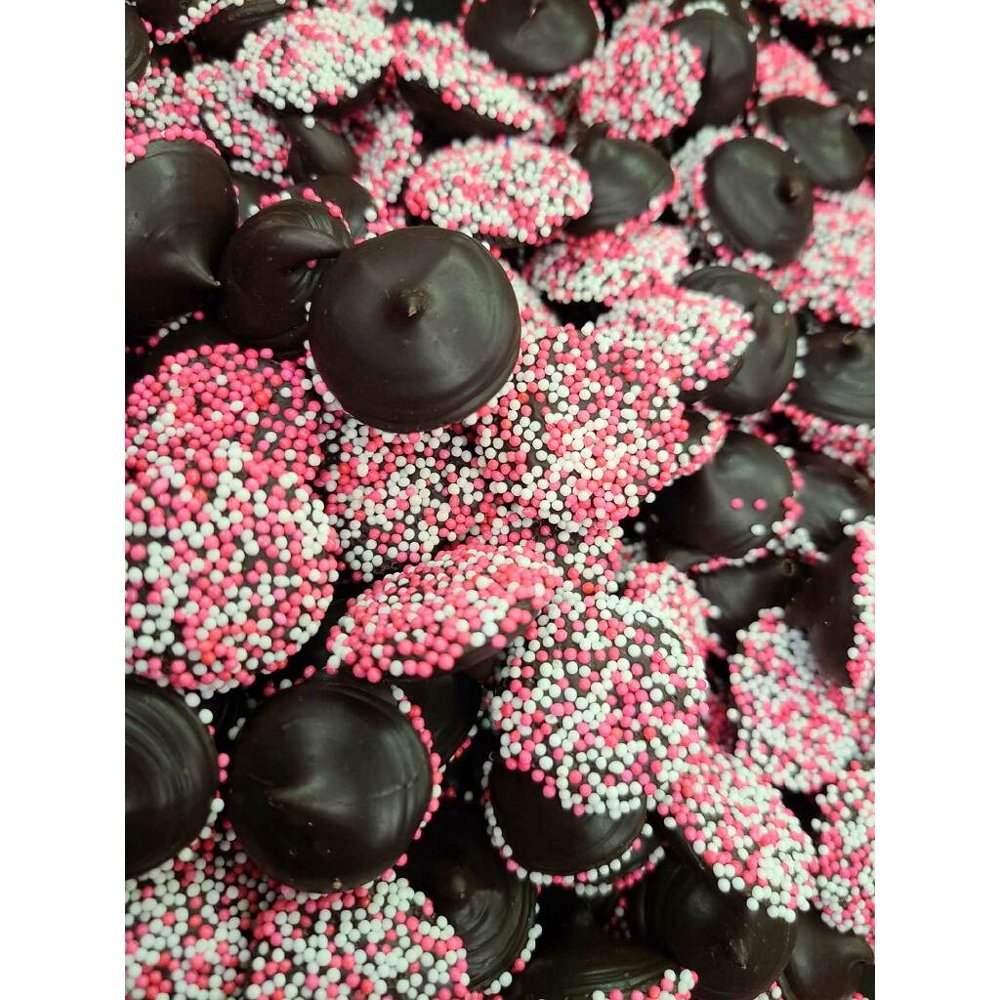 Dark Chocolate Breast Cancer Awareness non Pariels 1lb Kosher Dairy