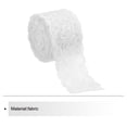 thumbnail image 3 of Unique Bargains Lace Trim 10 Yards 2 Inch Flower Elastic Lace Ribbons for Package Decoration Wedding Headbands White, 3 of 5