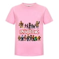 thumbnail image 1 of Camiseta Gamer de Roblox para Niños de 5 a 12 Años, Playera de Algodón Infantil con Estilo Casual, Ideal para Verano y Eventos, 1 of 4
